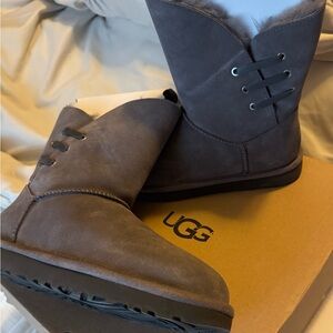 UGG Gray Suede Boots